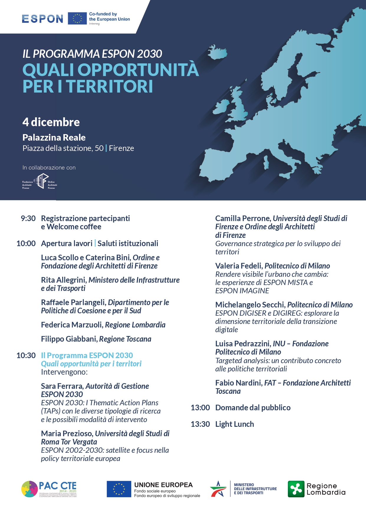 programma dettaglio agenda di lavoro 4 dicembre 2024