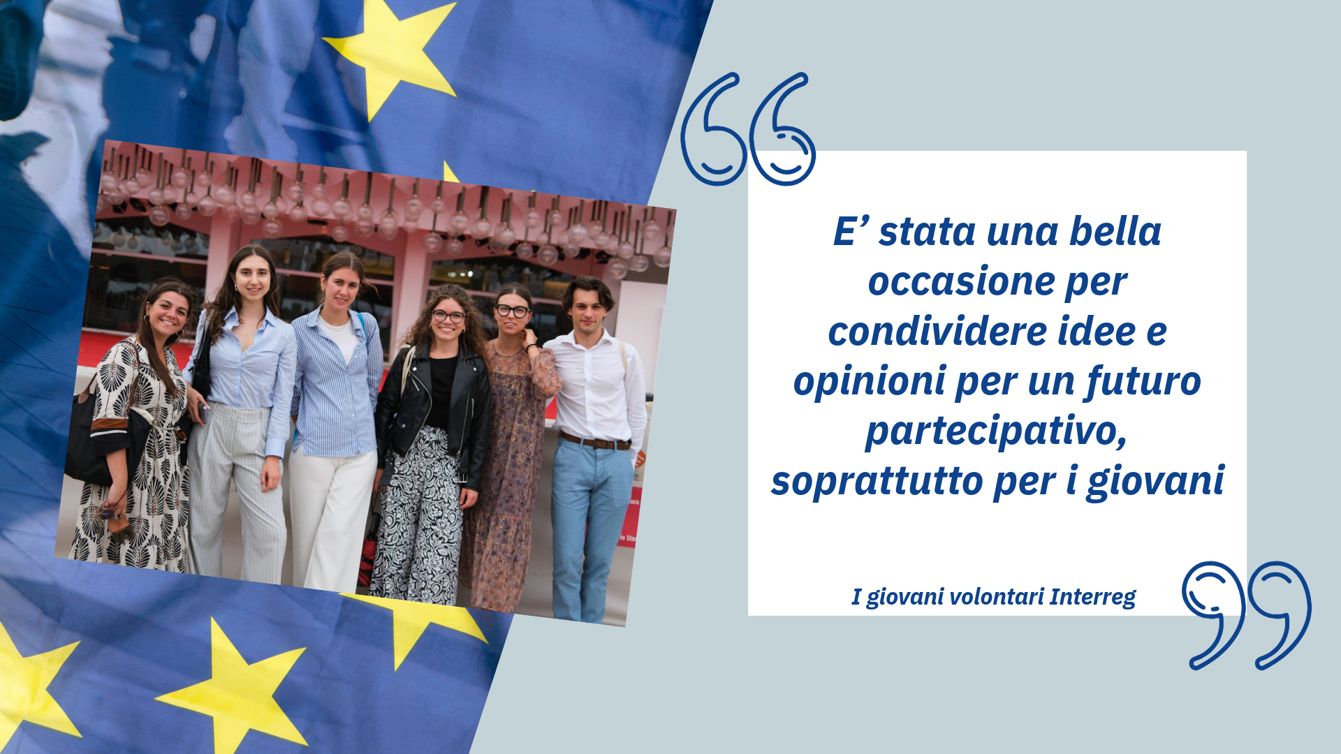 giovani volontari interreg