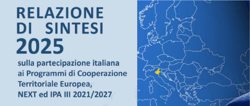 Immagine della relazione CTE su sfondo Il Veneto Interreg 